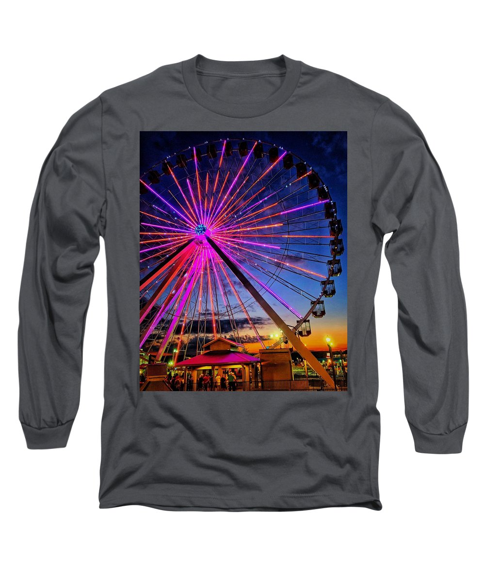 Branson Wheel - Long Sleeve T-Shirt