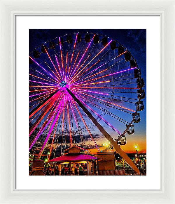 Branson Wheel - Framed Print