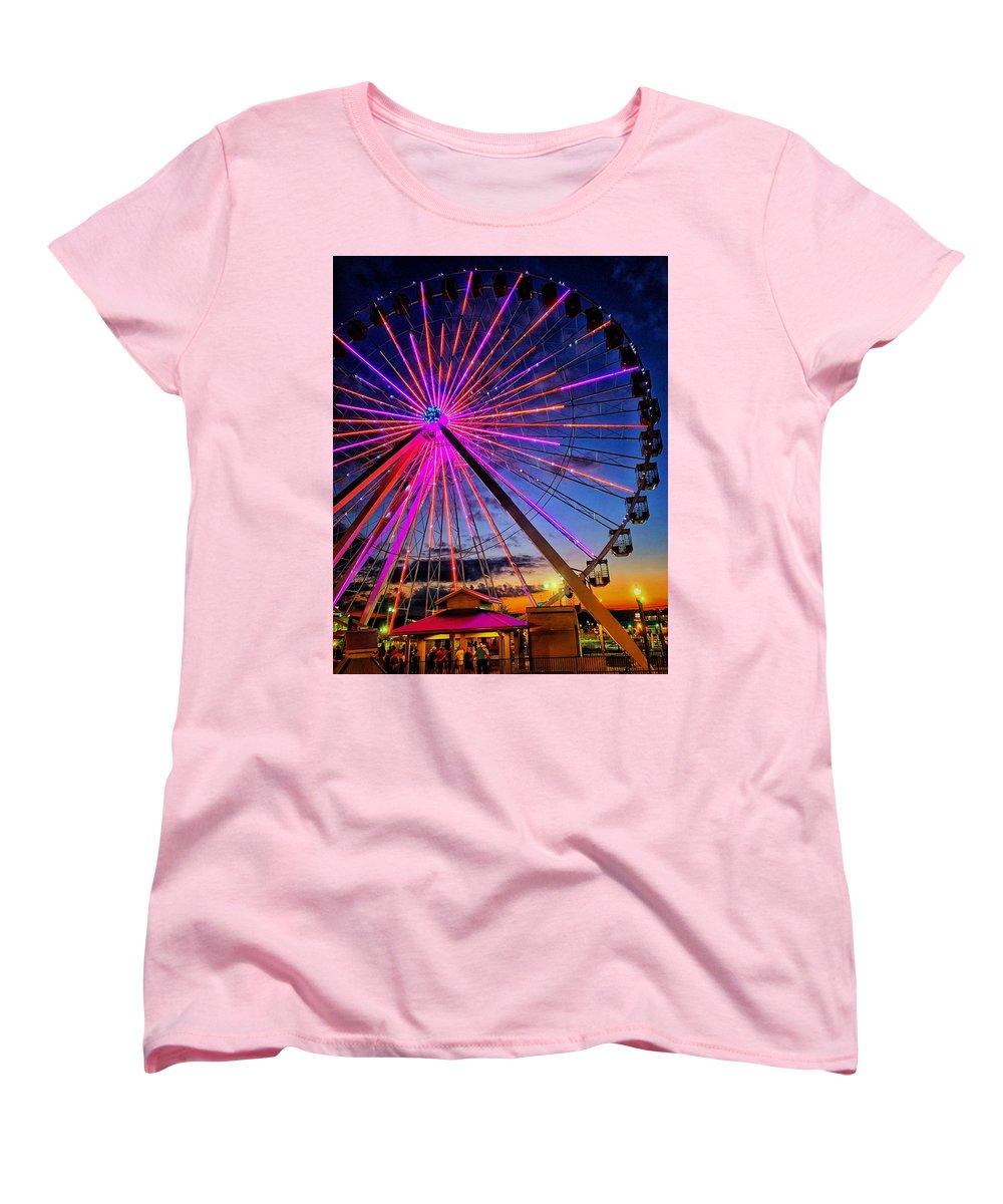 Branson Wheel - Women's T-Shirt (Standard Fit)