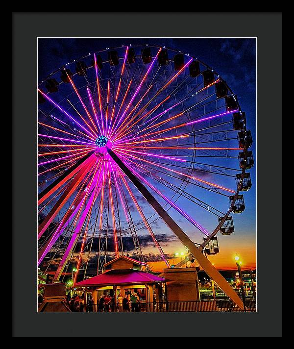 Branson Wheel - Framed Print