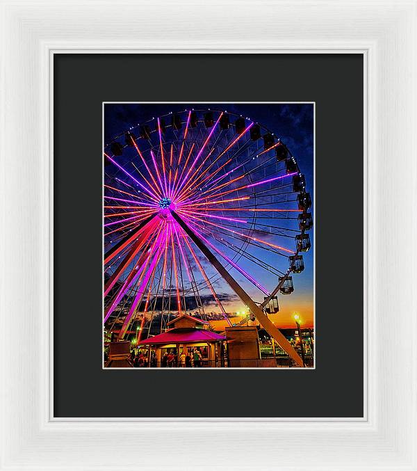 Branson Wheel - Framed Print