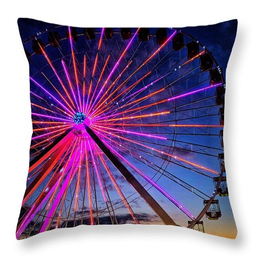 Branson Wheel - Throw Pillow