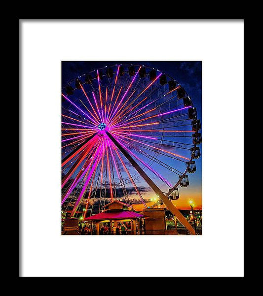 Branson Wheel - Framed Print