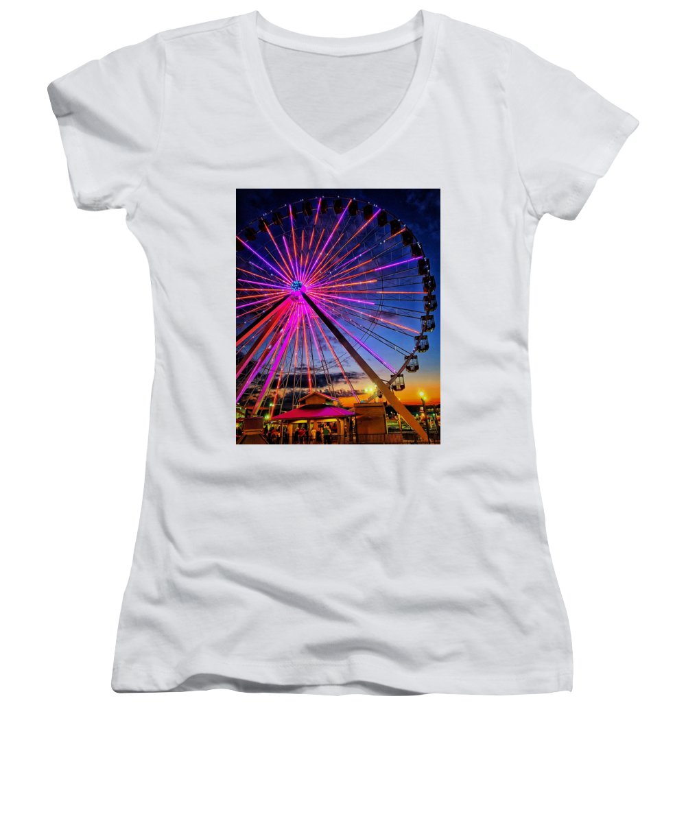 Branson Wheel - Women's V-Neck