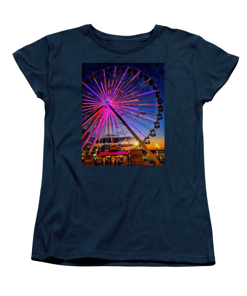 Branson Wheel - Women's T-Shirt (Standard Fit)