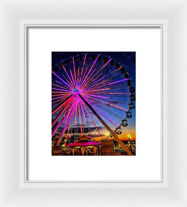 Branson Wheel - Framed Print