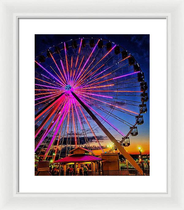 Branson Wheel - Framed Print