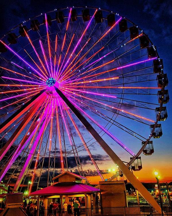 Branson Wheel - Art Print