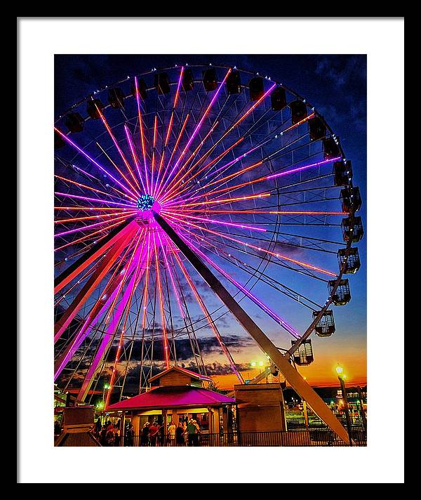 Branson Wheel - Framed Print