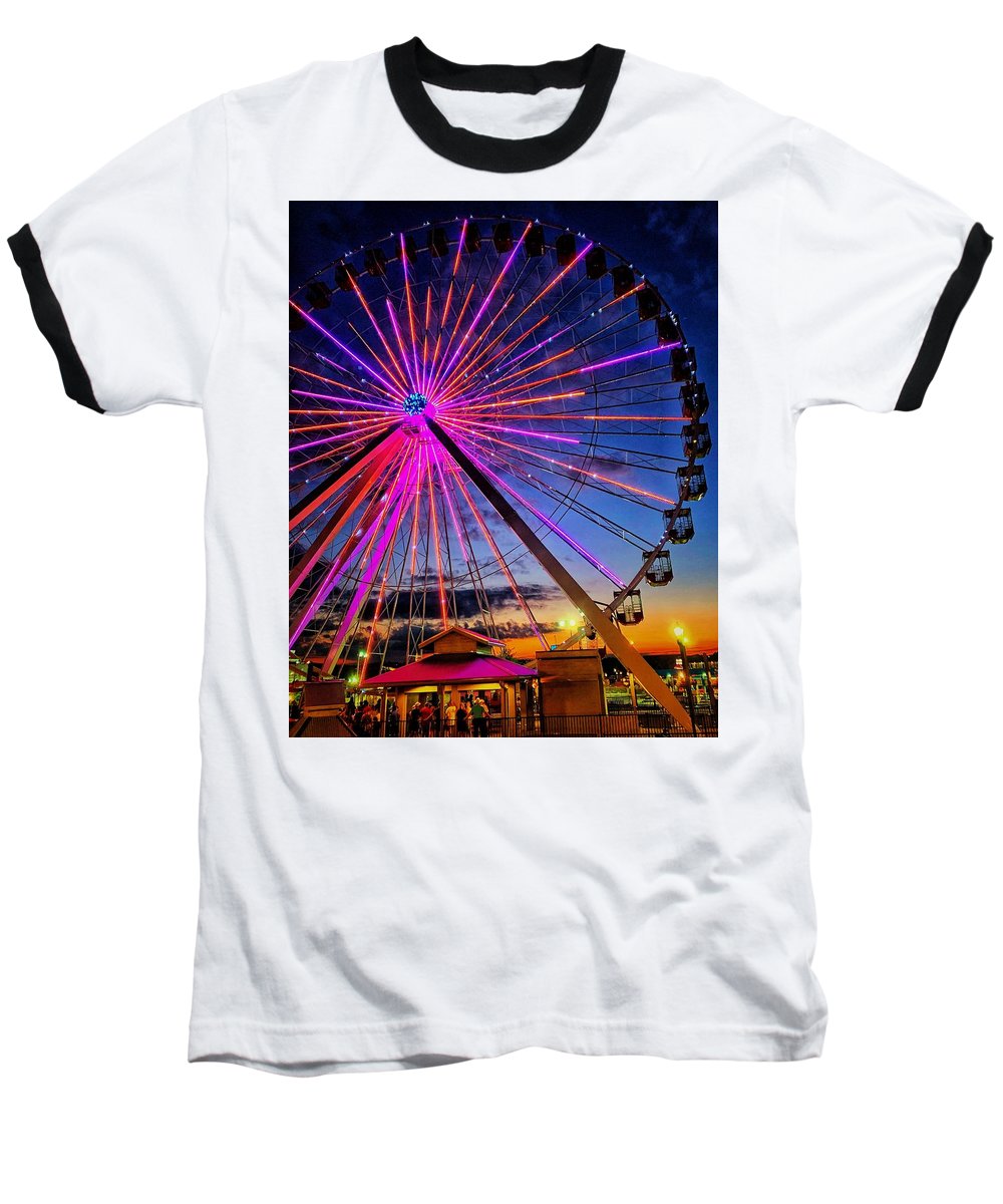 Branson Wheel - Baseball T-Shirt