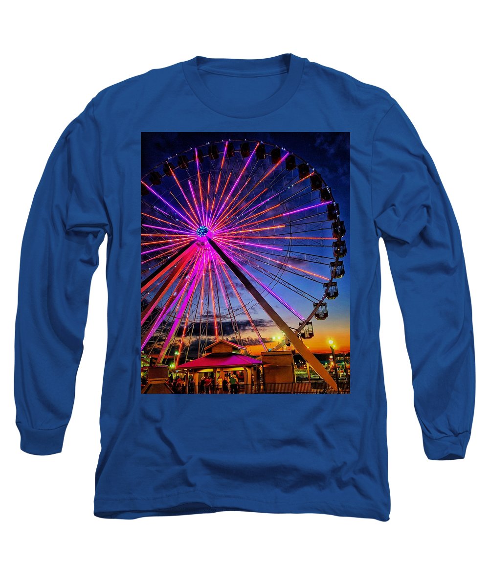 Branson Wheel - Long Sleeve T-Shirt