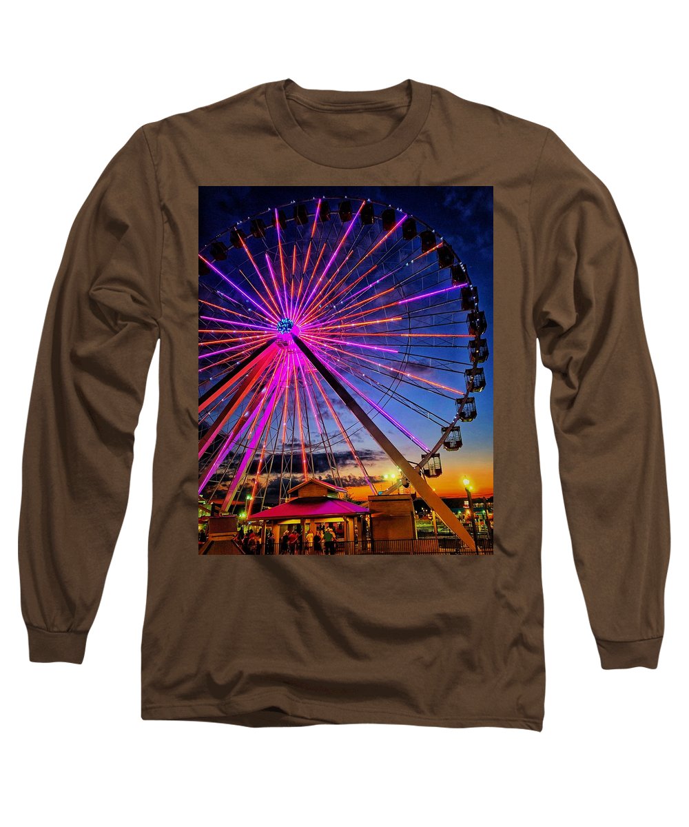 Branson Wheel - Long Sleeve T-Shirt