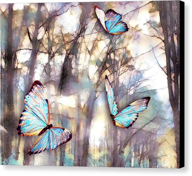 Butterflies Fly - Canvas Print