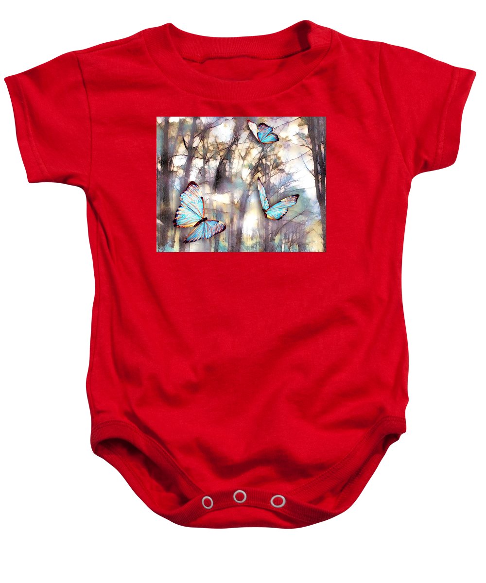 Butterflies Fly - Baby Onesie