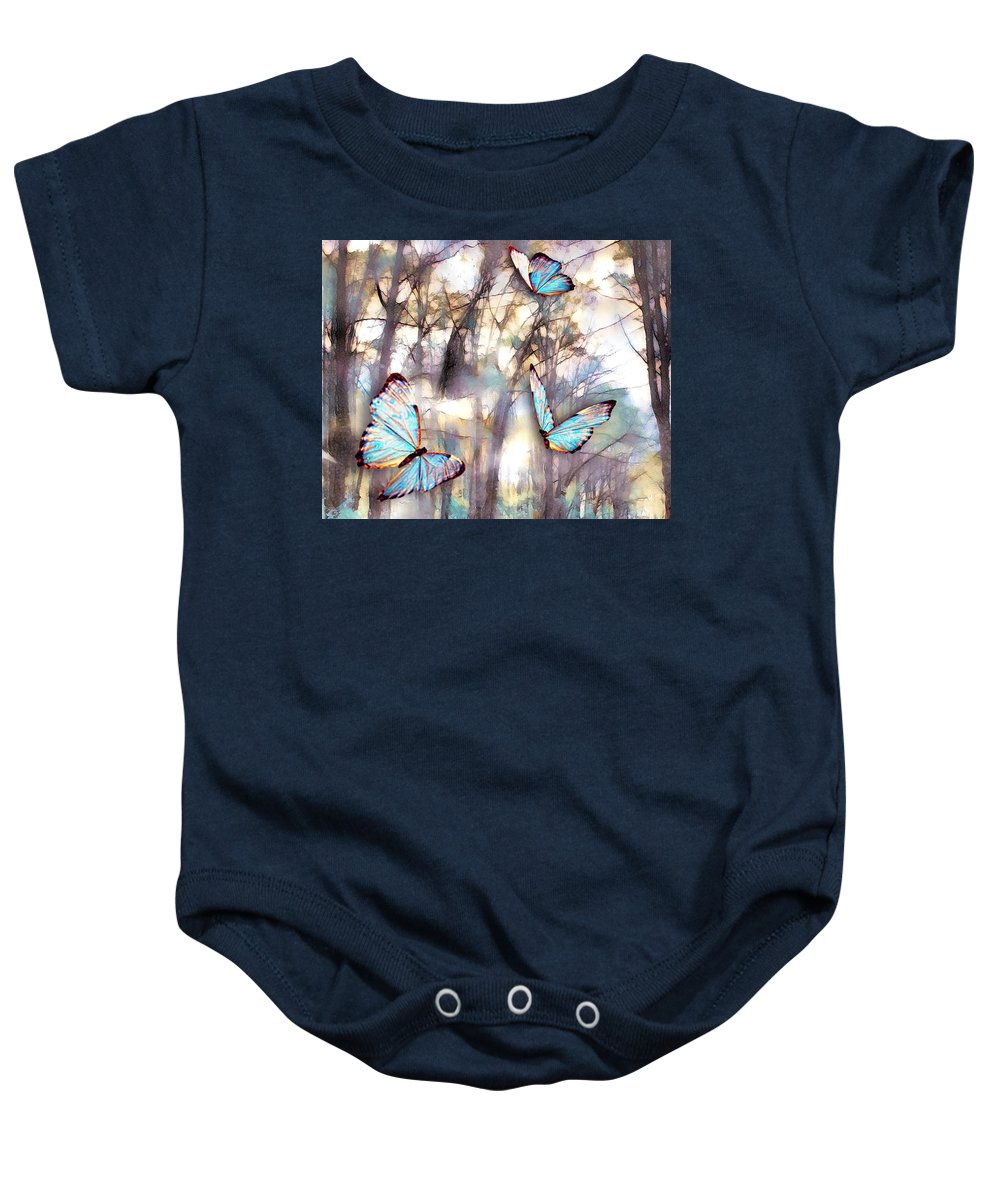 Butterflies Fly - Baby Onesie