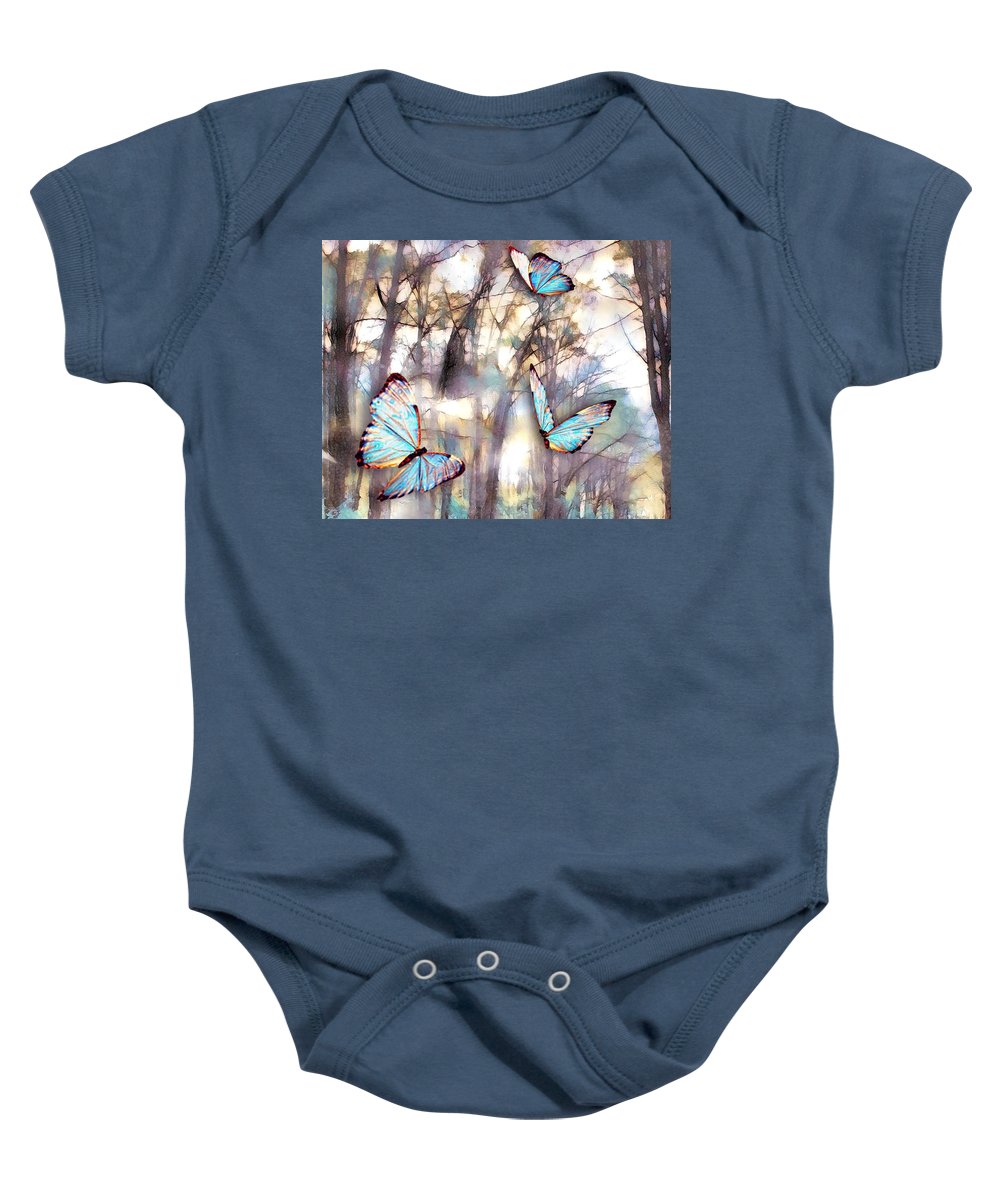 Butterflies Fly - Baby Onesie