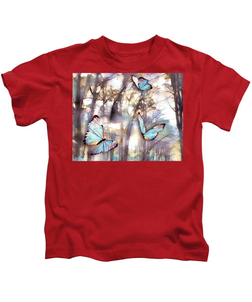 Butterflies Fly - Kids T-Shirt