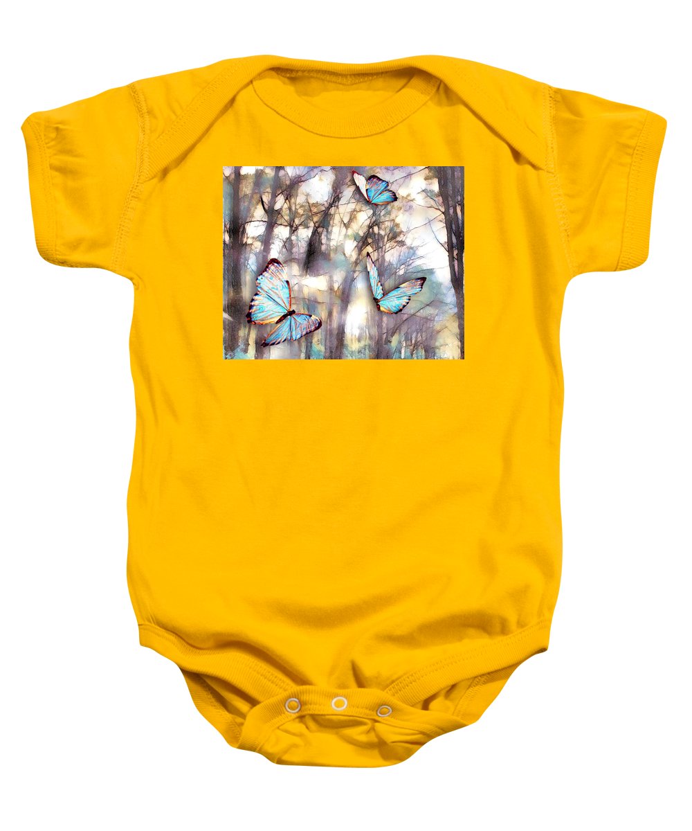 Butterflies Fly - Baby Onesie