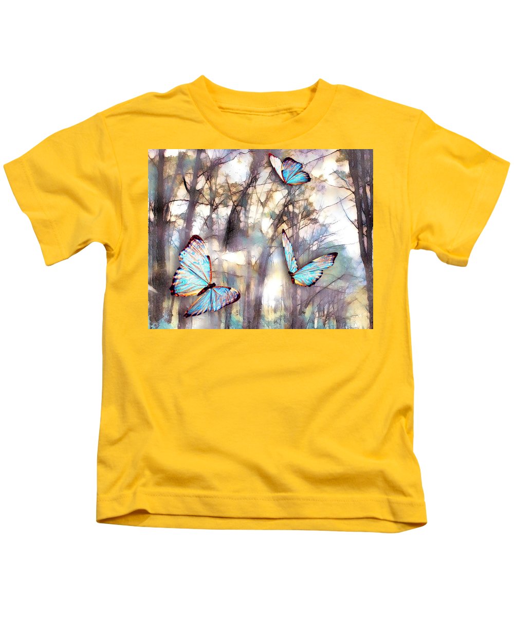 Butterflies Fly - Kids T-Shirt