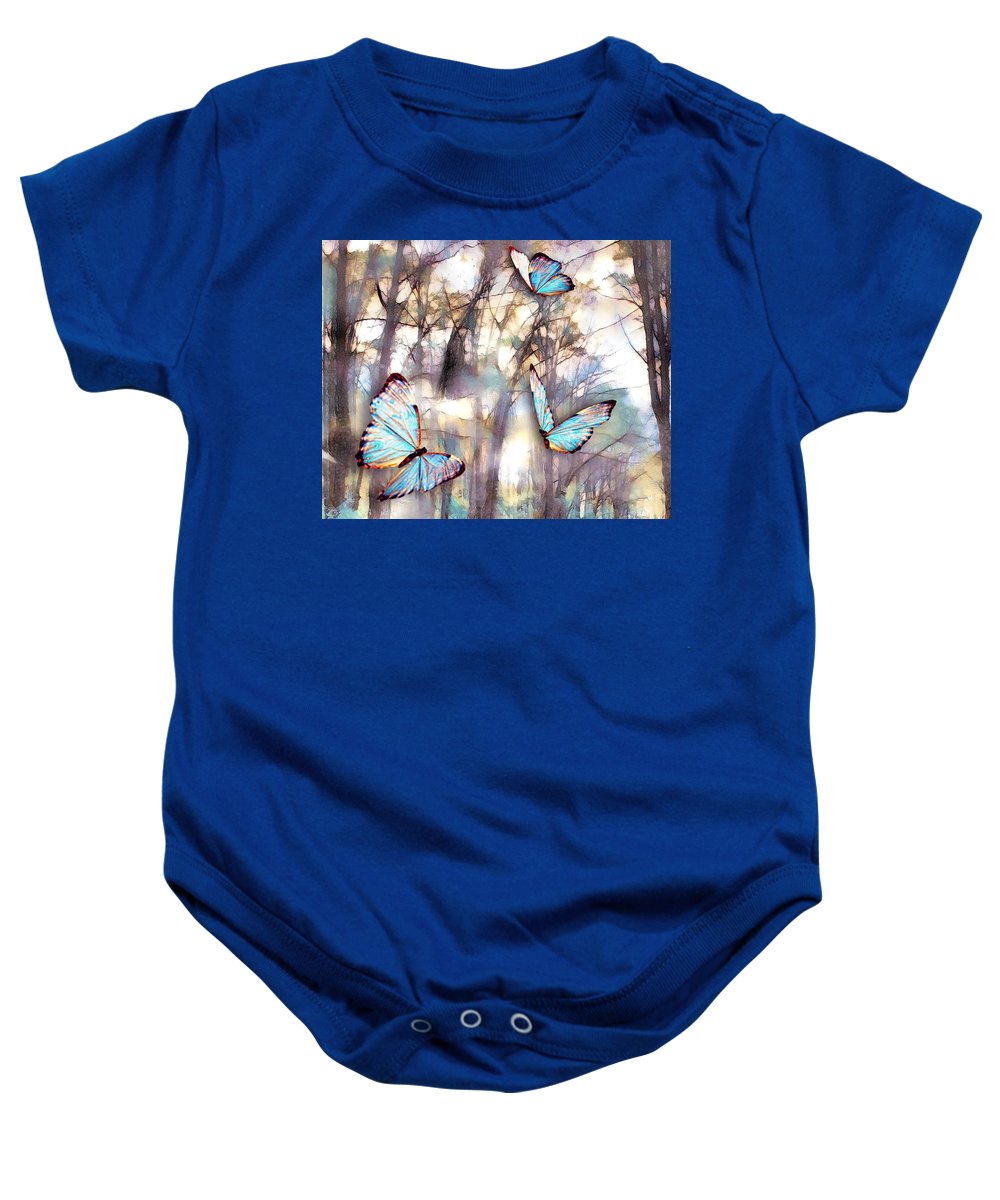 Butterflies Fly - Baby Onesie