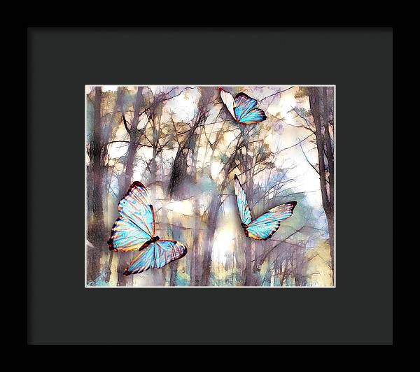 Butterflies Fly - Framed Print