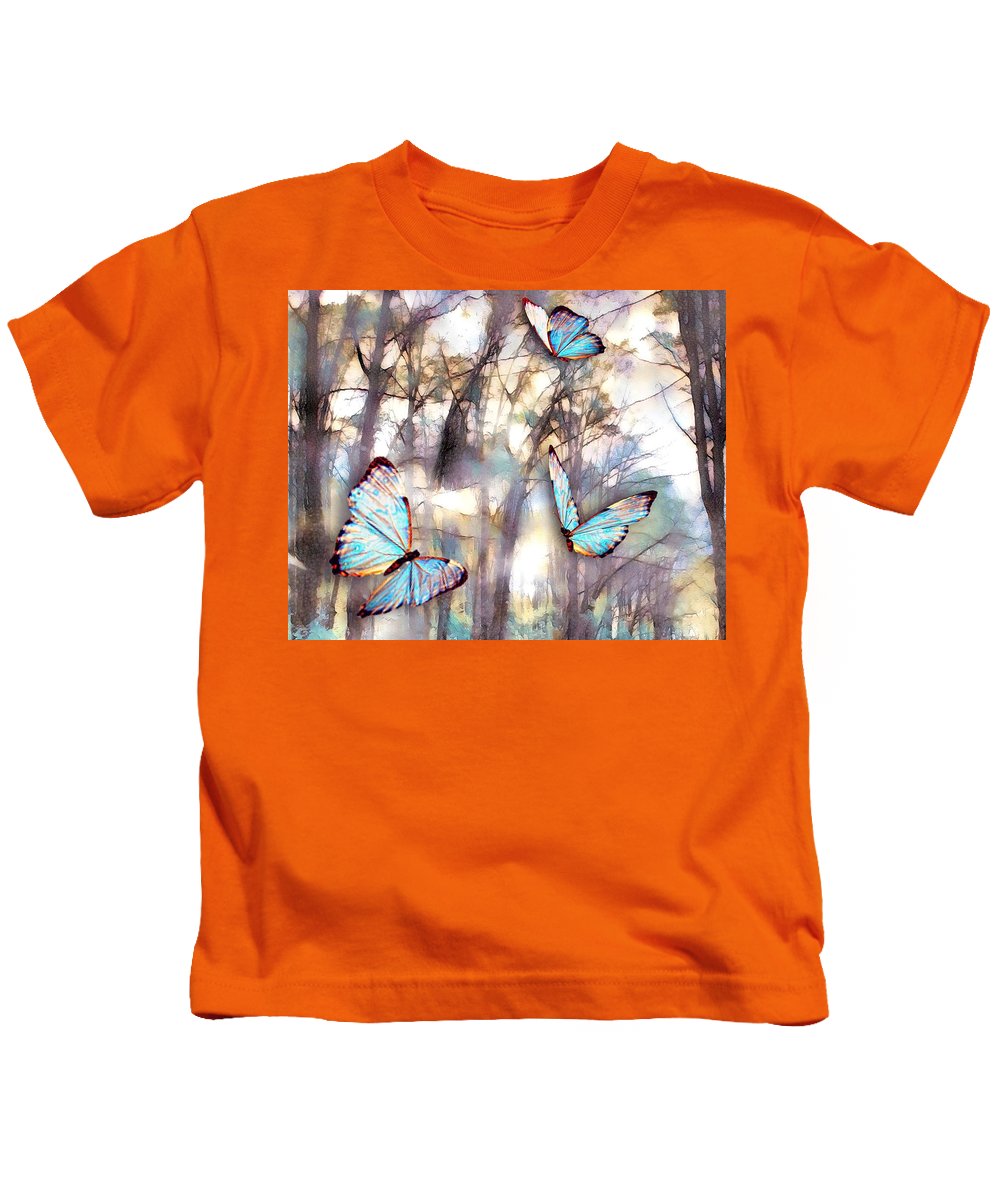 Butterflies Fly - Kids T-Shirt