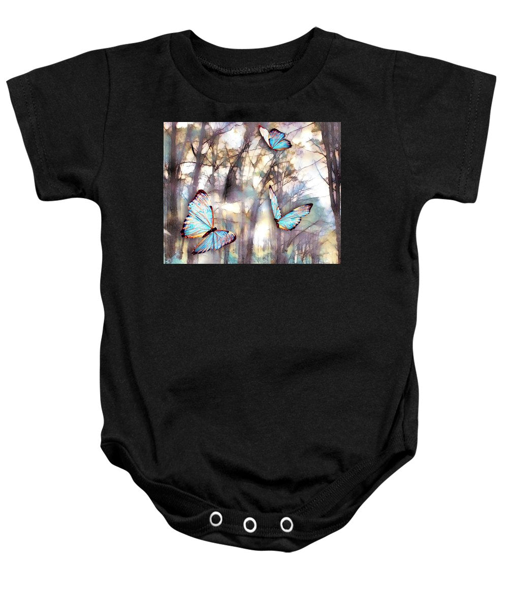 Butterflies Fly - Baby Onesie