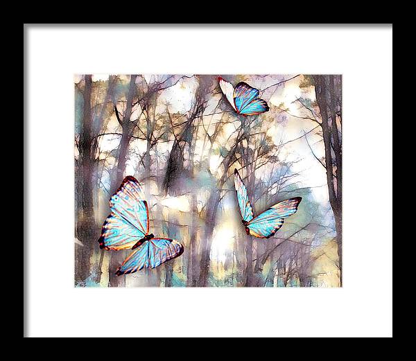 Butterflies Fly - Framed Print