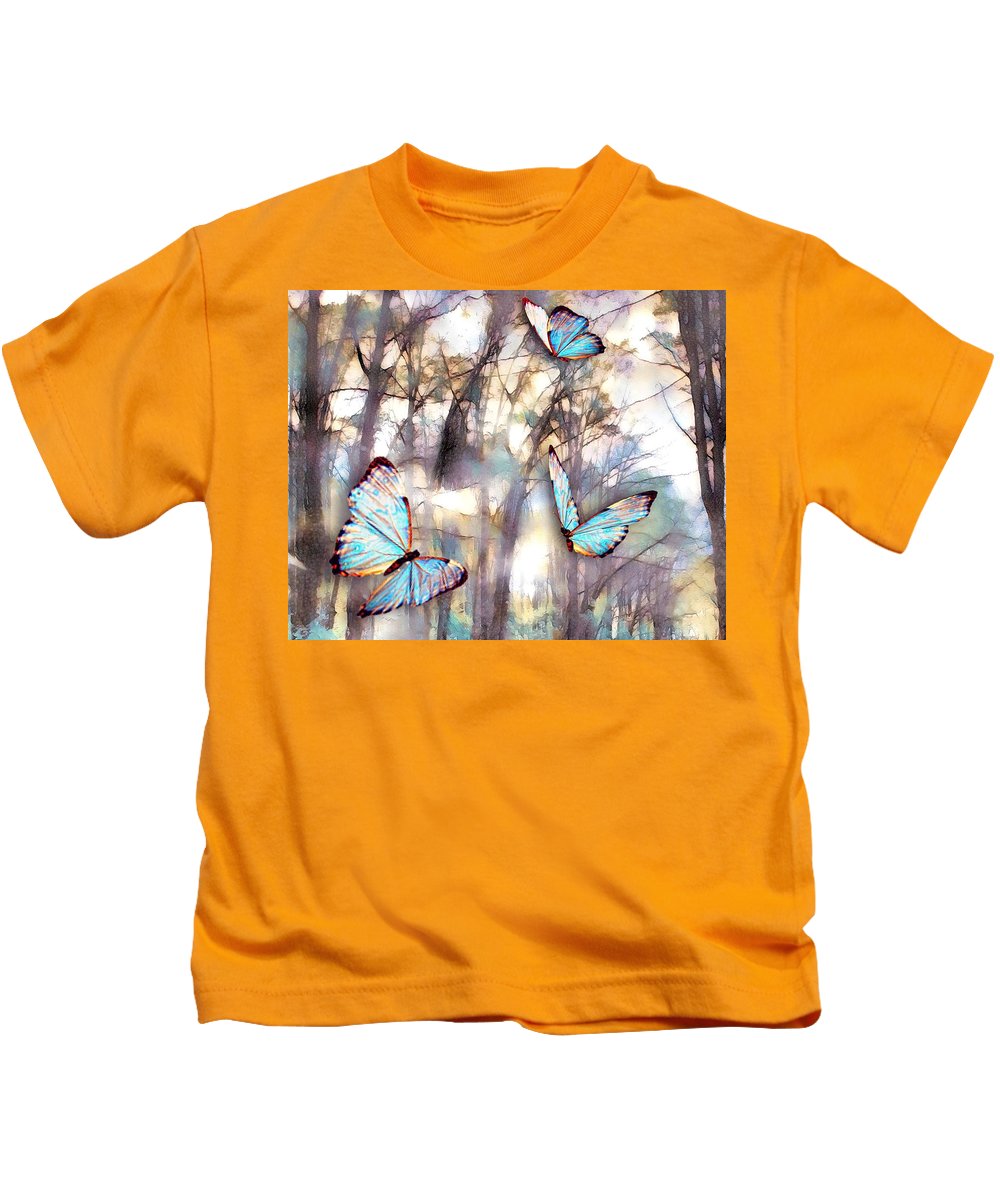 Butterflies Fly - Kids T-Shirt