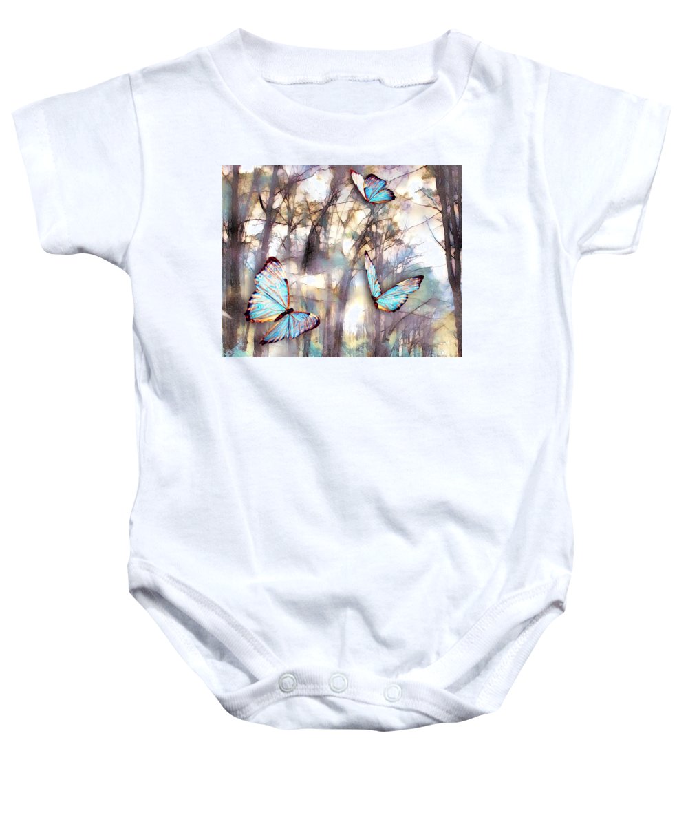 Butterflies Fly - Baby Onesie