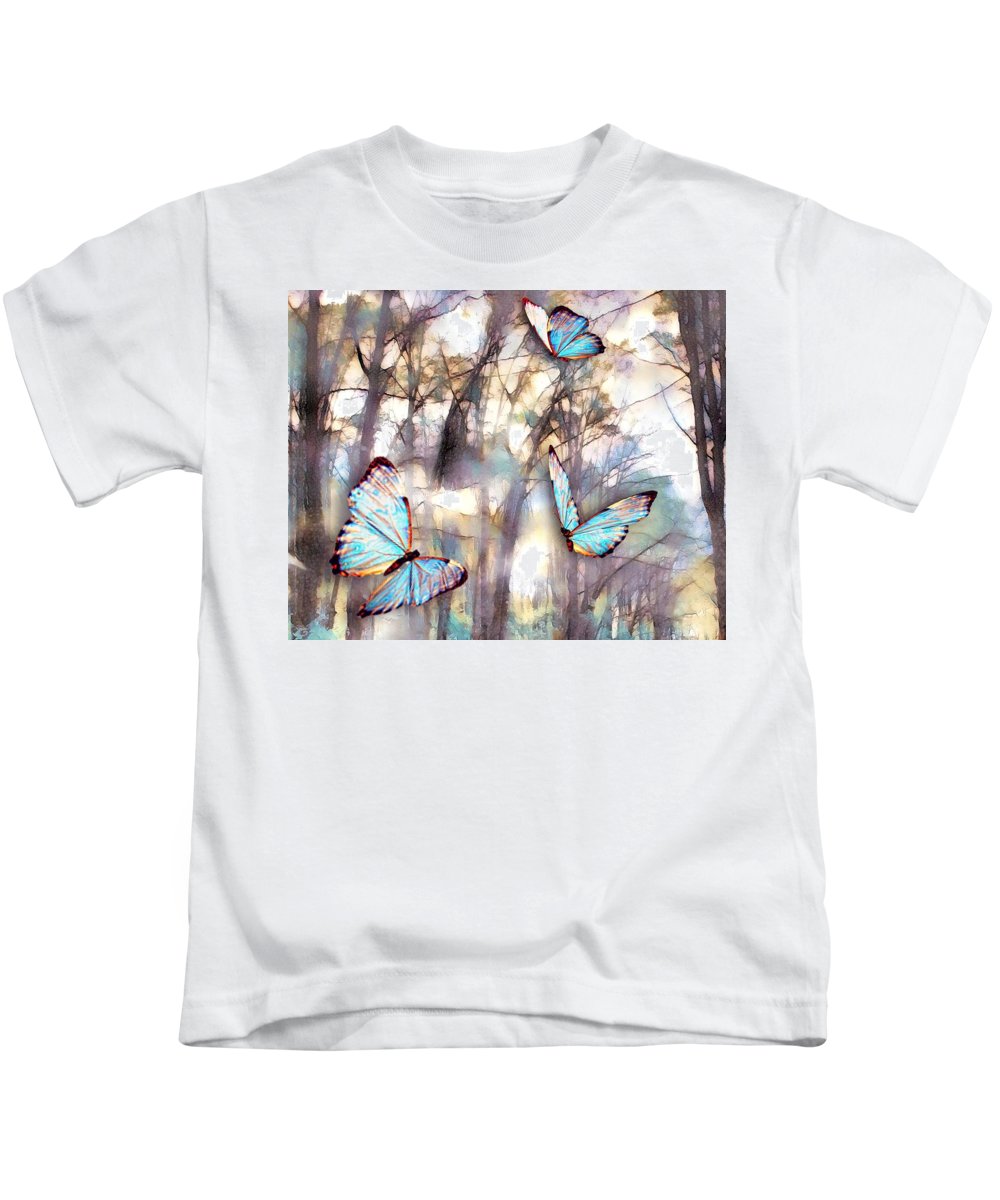 Butterflies Fly - Kids T-Shirt