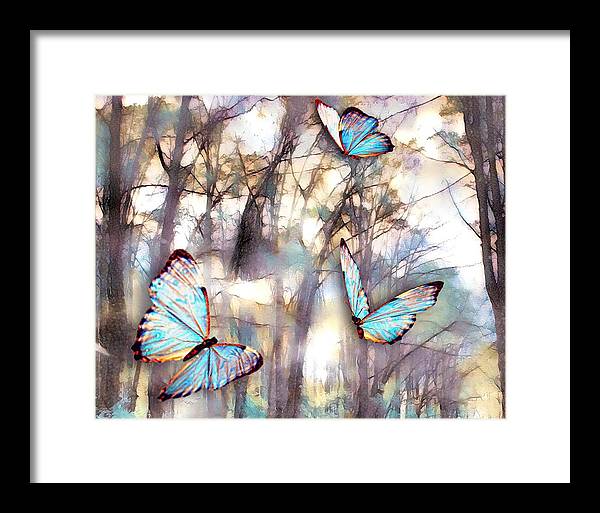 Butterflies Fly - Framed Print