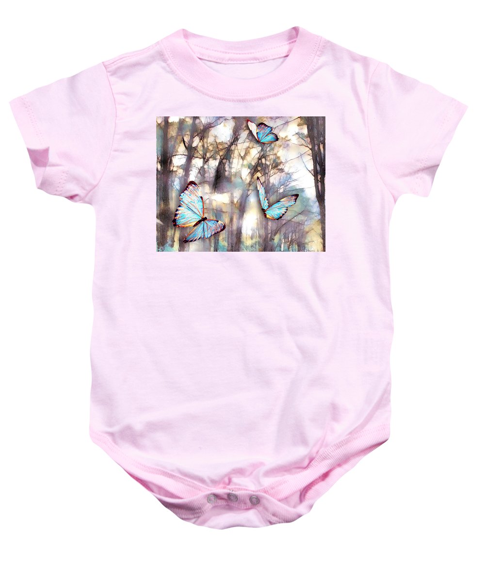 Butterflies Fly - Baby Onesie