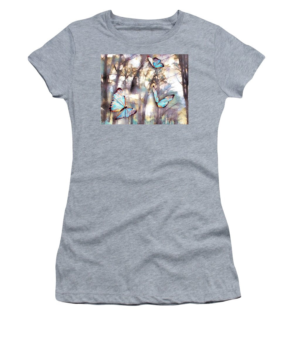 Butterflies Fly - Women's T-Shirt