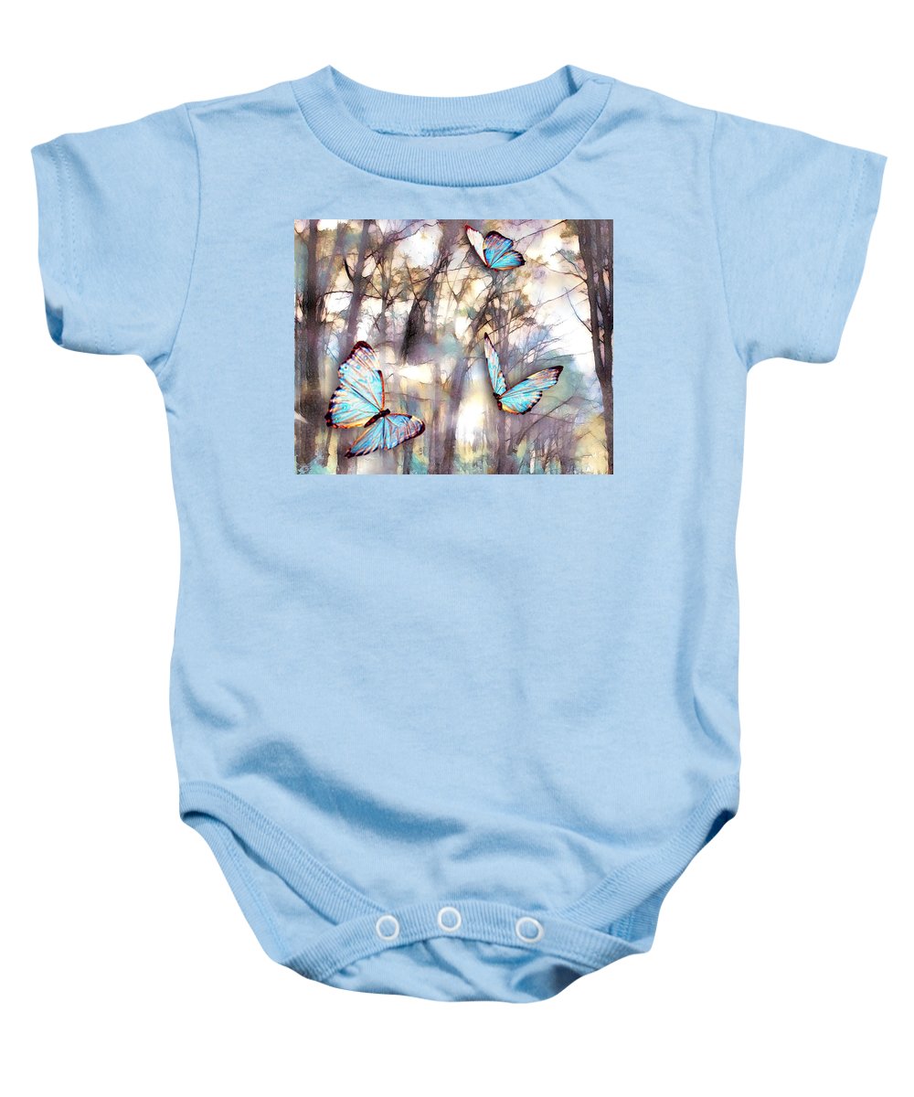 Butterflies Fly - Baby Onesie