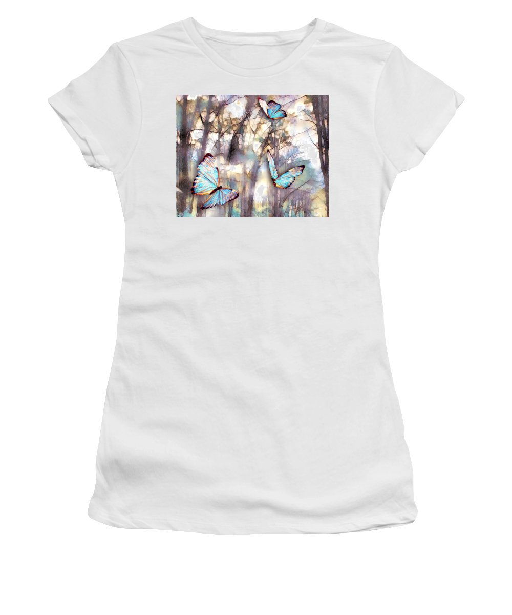 Butterflies Fly - Women's T-Shirt