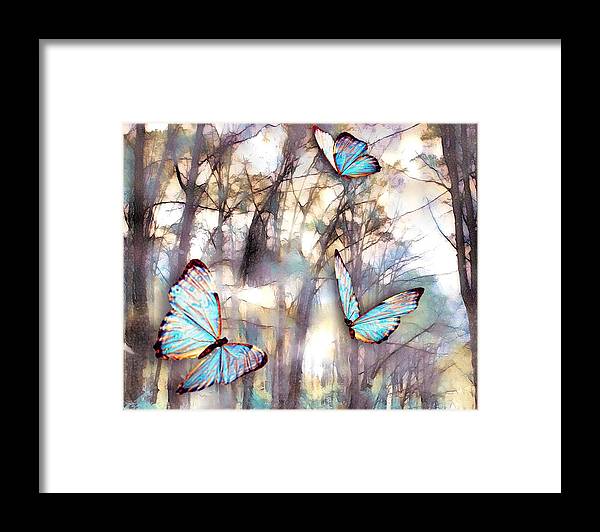 Butterflies Fly - Framed Print