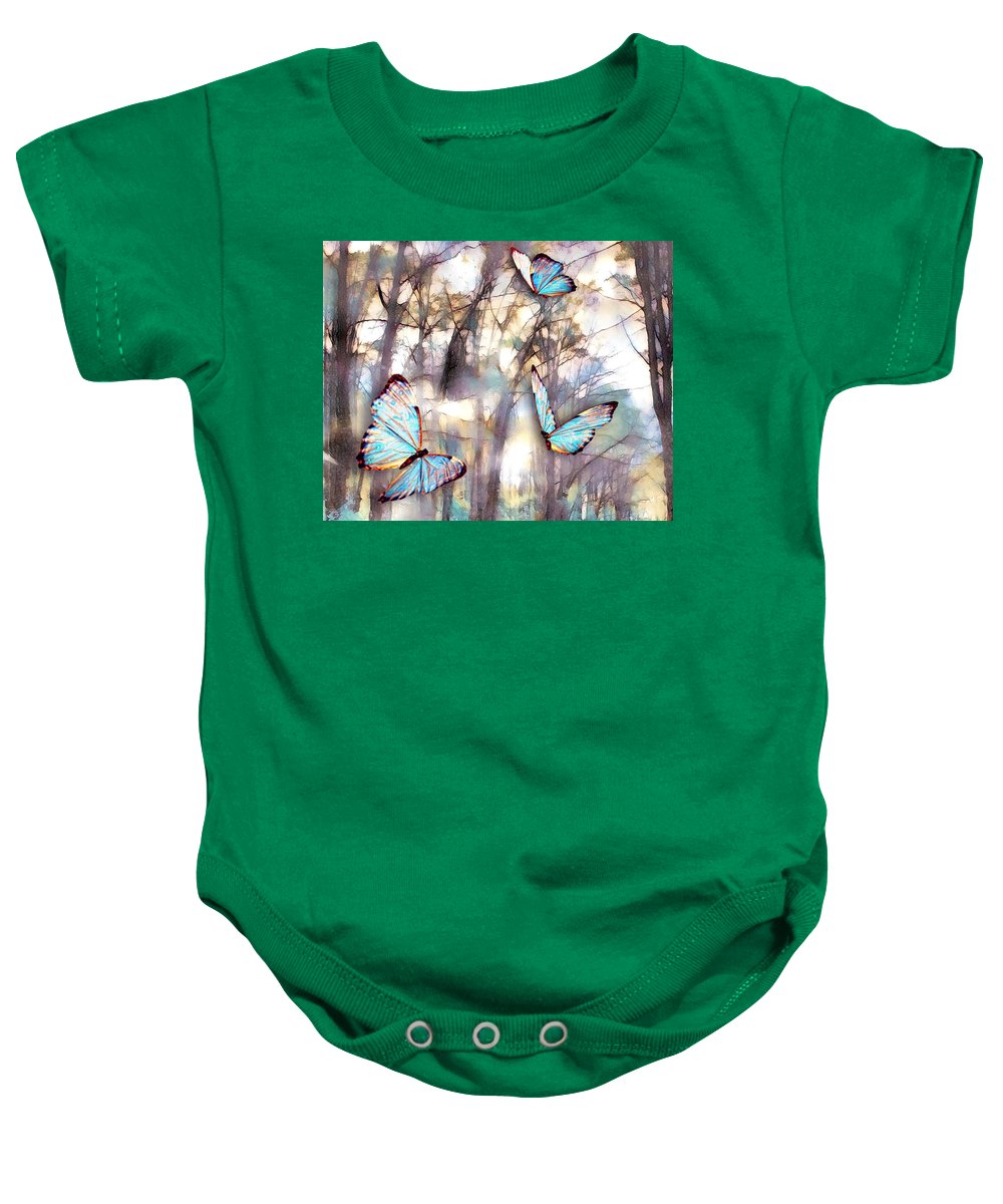 Butterflies Fly - Baby Onesie