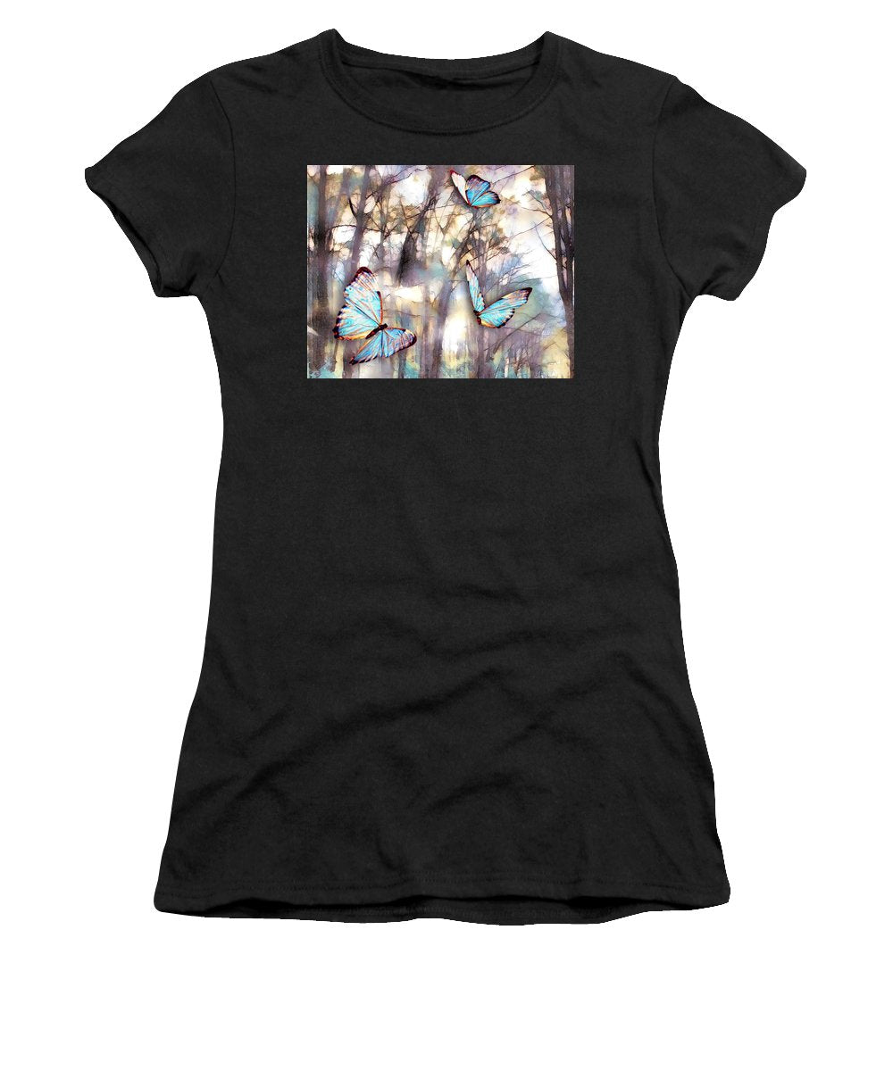 Butterflies Fly - Women's T-Shirt