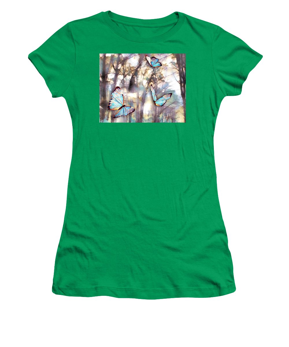 Butterflies Fly - Women's T-Shirt