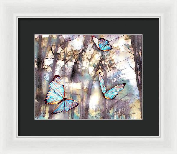 Butterflies Fly - Framed Print