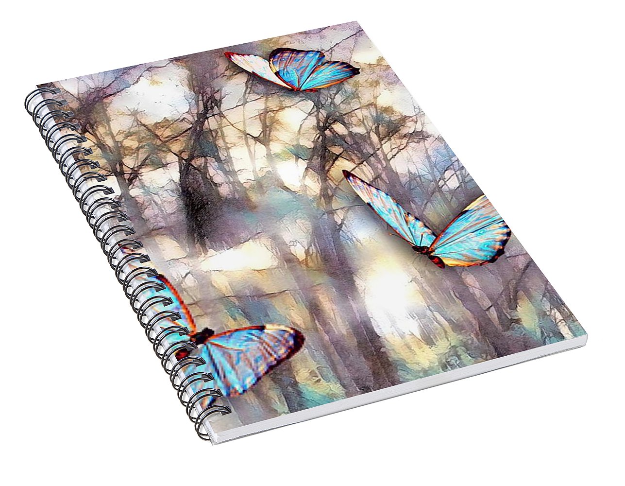 Butterflies Fly - Spiral Notebook