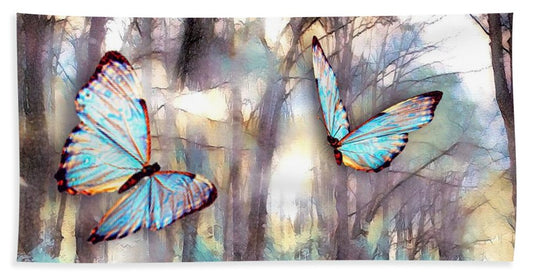 Butterflies Fly - Bath Towel