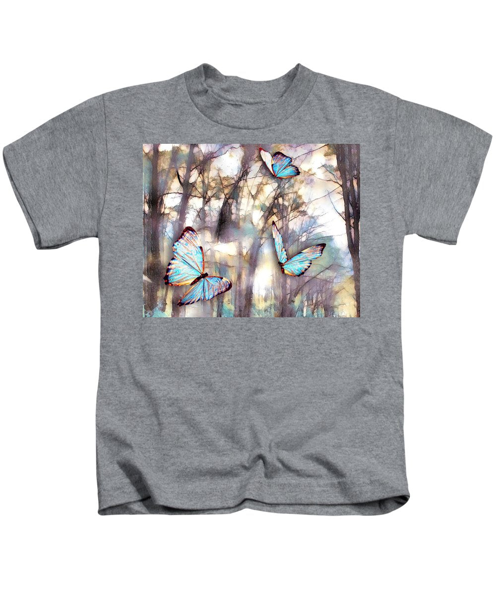 Butterflies Fly - Kids T-Shirt