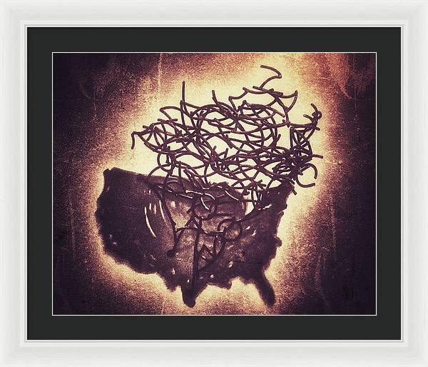 Chaos in the US - Framed Print