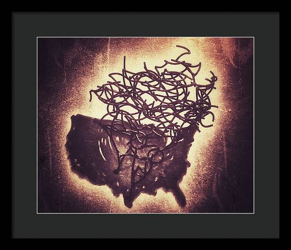 Chaos in the US - Framed Print