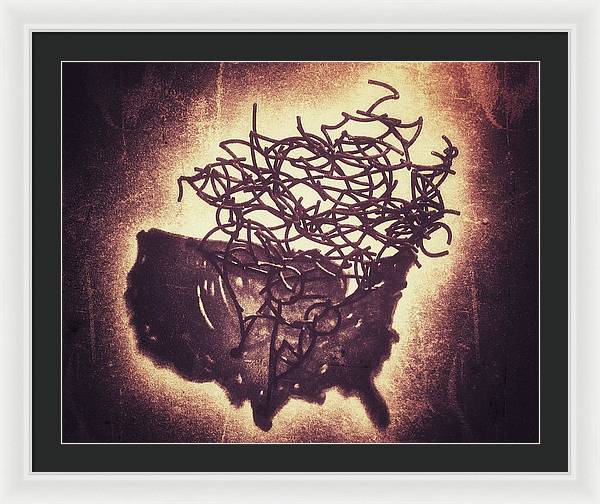 Chaos in the US - Framed Print