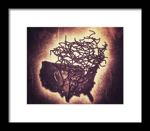 Chaos in the US - Framed Print