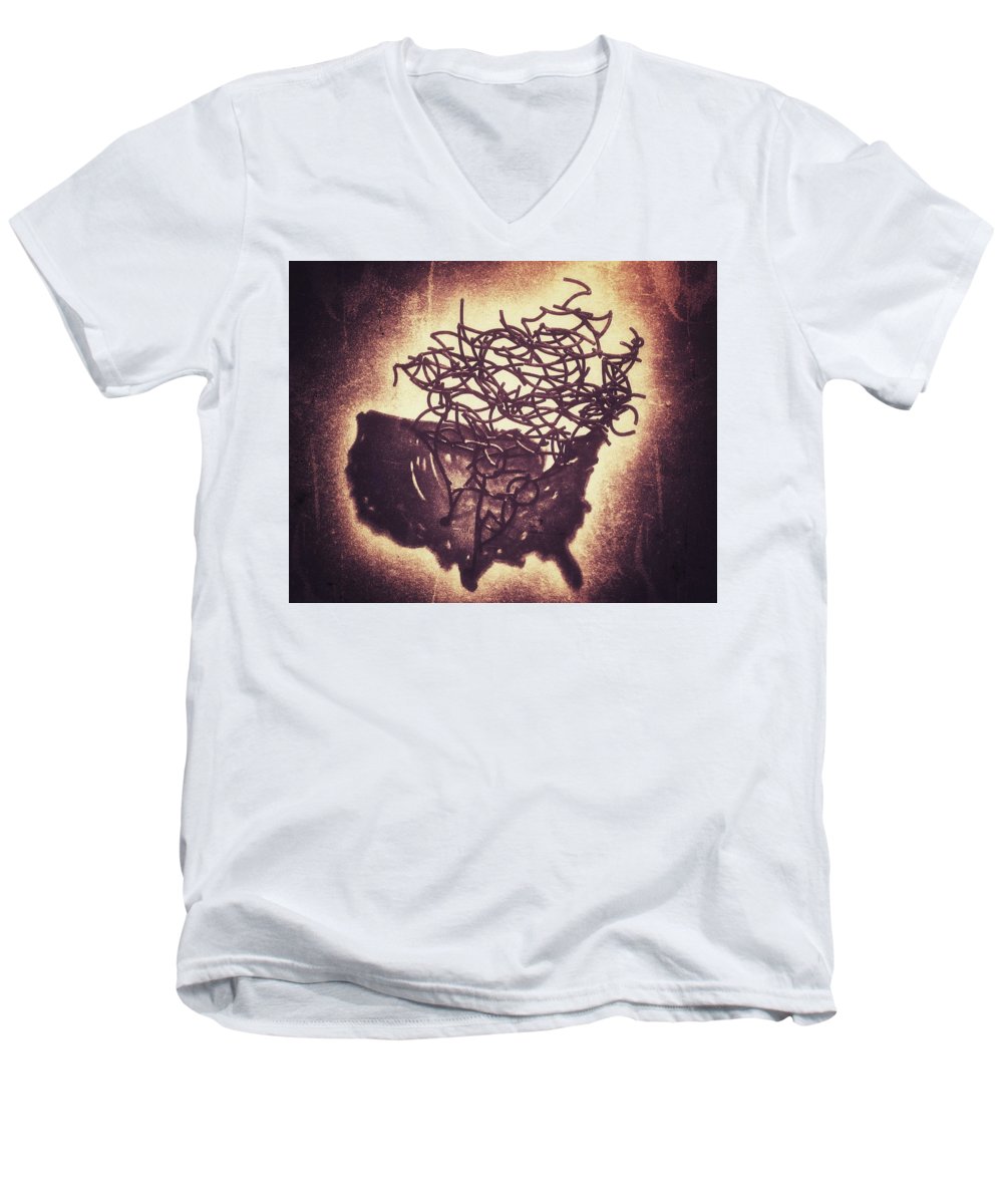 Chaos in the US - Men's V-Neck T-Shirt