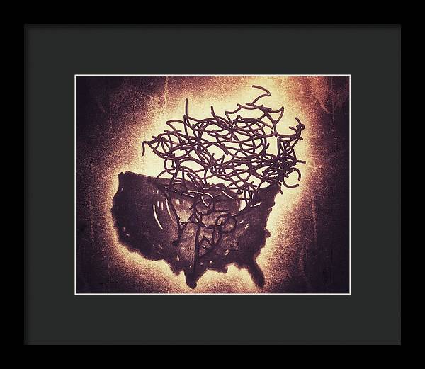 Chaos in the US - Framed Print